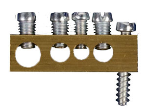 Клеммные колодки неизолированные крепление винтовое М4 1x16+2x10+1x6 Италия
