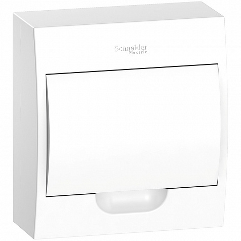 Корпус навесной с белой дверью 1ряд/8модулей IP40 IK07 63А 2 клеммы City9 Box (Easy9)