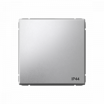 1-клавишный переключатель IP44 10АХ Алюминий ArtGallery