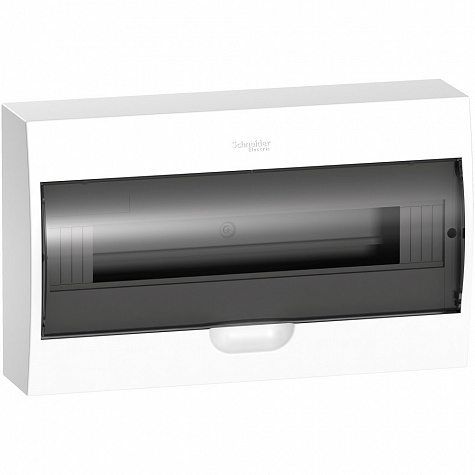 Корпус навесной с прозрачной дверью 1ряд/18модулей IP40 IK07 63А 2 клеммы City9 Box (Easy9)