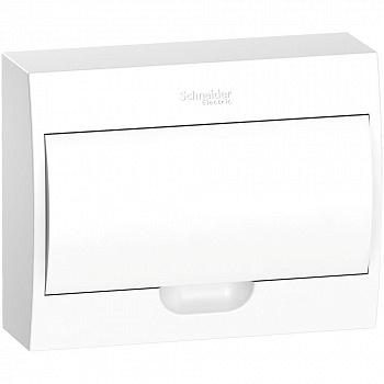 Корпус навесной с белой дверью 1ряд/12модулей IP40 IK07 63А 2 клеммы City9 Box (Easy9)