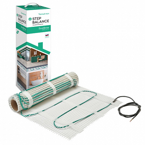 Systeme Electric STEP BALANCE Мат нагревательный SBM150025, 150 Вт/м2, 375 Вт, 2,5 м2