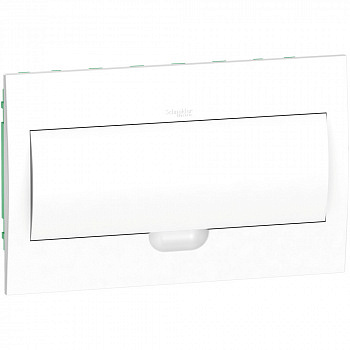 Корпус встраиваемый с белой дверью 1ряд/18 модулей IP40 IK07 63А 2 клеммы City9 Box