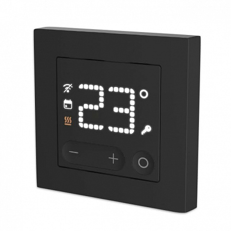 Термостат электронный теплого пола с датчиком, Zigbee 16A, механизм Карбон AtlasDesign