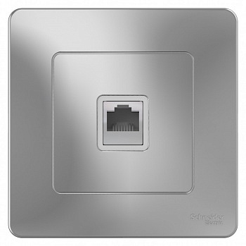 Наружная розетка RJ45 категории 5E Алюминий Blanca
