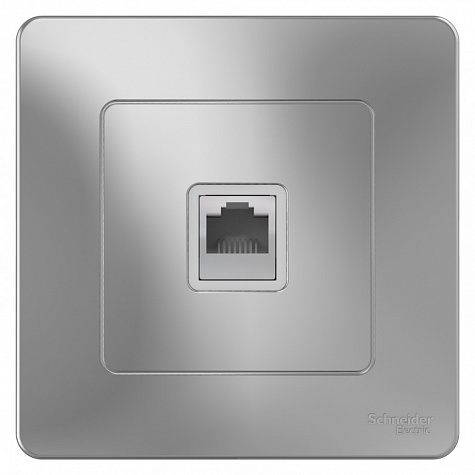 Наружная розетка RJ45 категории 5E Алюминий Blanca