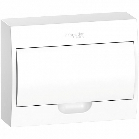 Корпус навесной с белой дверью 1ряд/12модулей IP40 IK07 63А 2 клеммы City9 Box (Easy9)