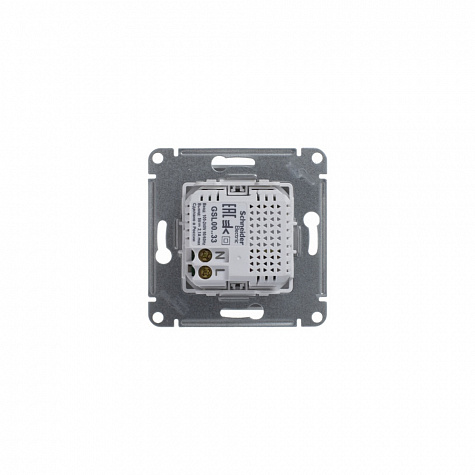 Розетка для зарядки с USB тип A+A 5В/2,1А Белый Glossa