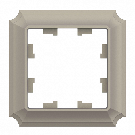 Рамка 1-постовая универсальная Шампань AtlasDesign Antique