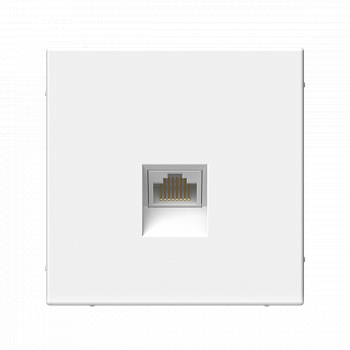 Розетка компьютерная RJ45 категория 6A Белый ArtGallery