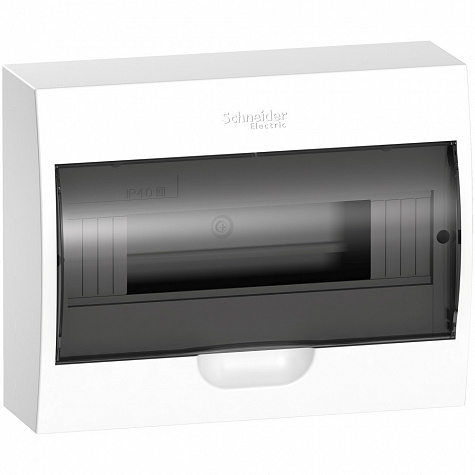 Корпус навесной с прозрачной дверью 1ряд/12модулей IP40 IK07 63А 2 клеммы City9 Box (Easy9)
