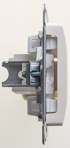 Розетка компьютерная RJ45 категория 5E Перламутр Glossa