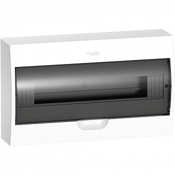 Корпус навесной с прозрачной дверью 1ряд/18модулей IP40 IK07 63А 2 клеммы City9 Box (Easy9)